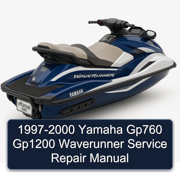 1997-2000 Yamaha Gp760 Gp1200 Waverunner Service Repair Manual