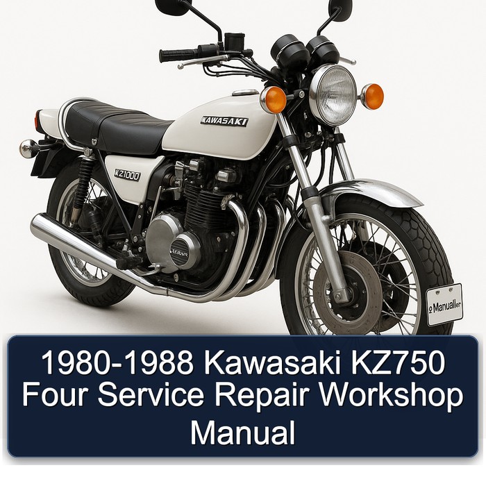 1980-1988 Kawasaki KZ750 Four Service Repair Workshop Manual
