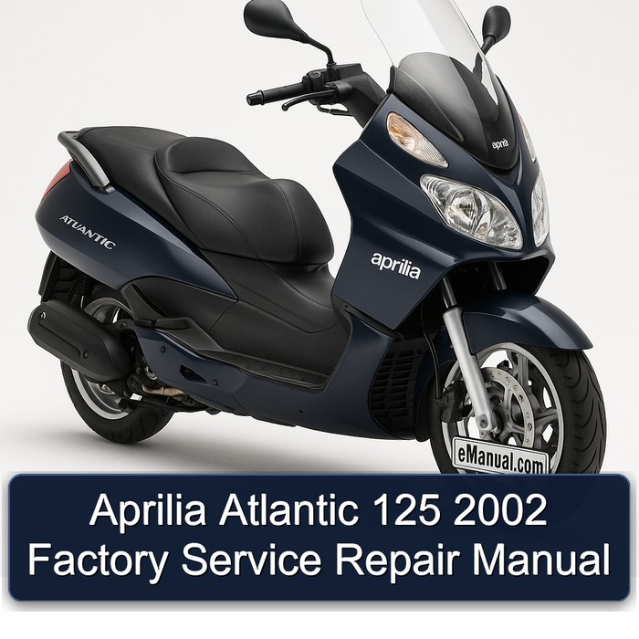 Aprilia Atlantic 125 2002 Factory Manual de servicio y reparación