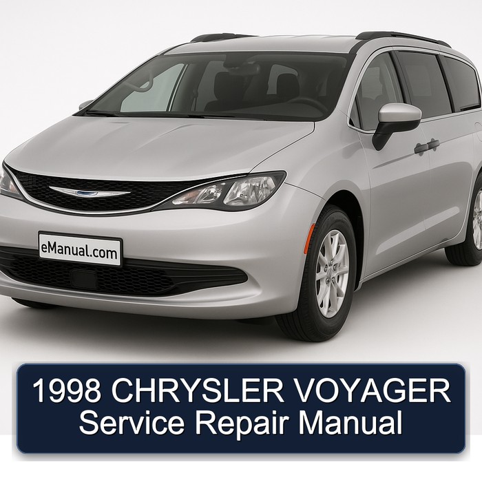 1998 CHRYSLER VOYAGER Manual de servicio y reparación