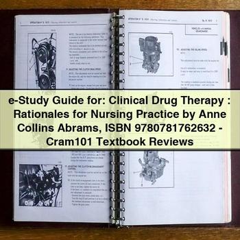 E-Study Guide for Clinical Drug Therapy: Rationales for Nursing Practice by Anne Collins Abrams Isbn 9780781762632 PDF Download