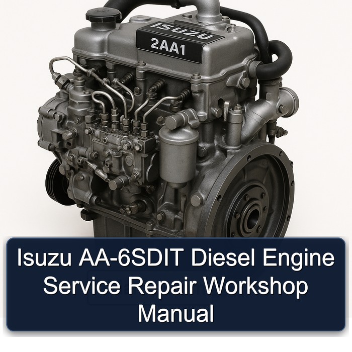 Isuzu AA-6SDIT Diesel Engine Service Repair Workshop Manual