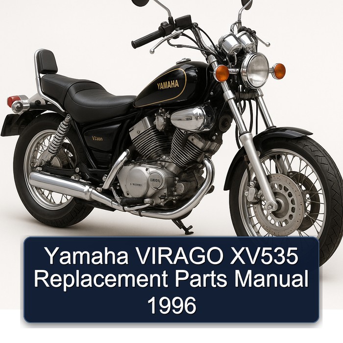 Yamaha VIRAGO XV535 Replacement Parts Manual 1996 