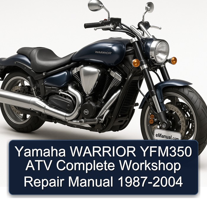 Yamaha WARRIOR YFM350 ATV Complete Workshop Repair Manual 1987-2004 