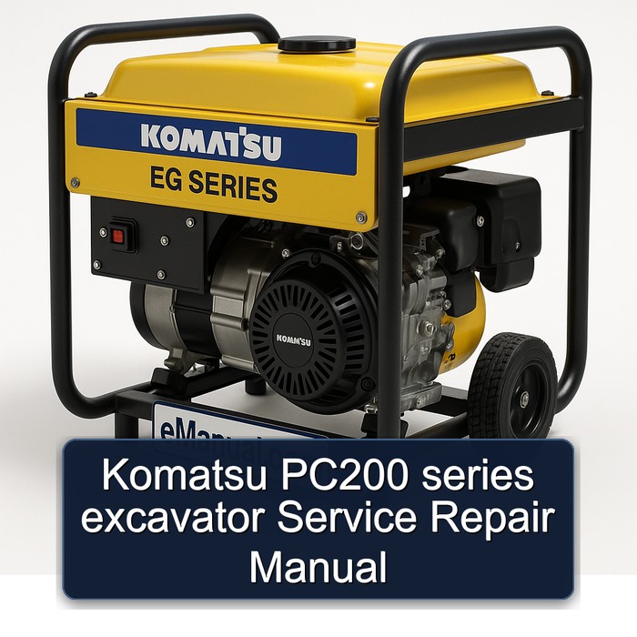 Komatsu PC200 series excavator Service Repair Manual