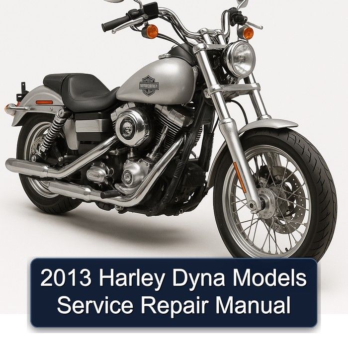 2013 Harley Dyna Models Manual de servicio y reparación