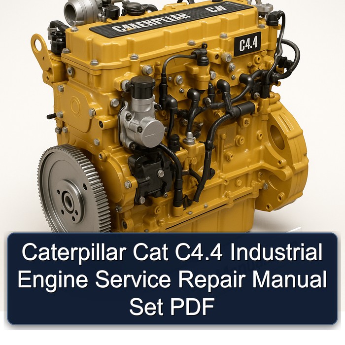 Manual de Reparación y Mantenimiento del Motor Industrial CAT Caterpillar C4.4 (3 Volúmenes)