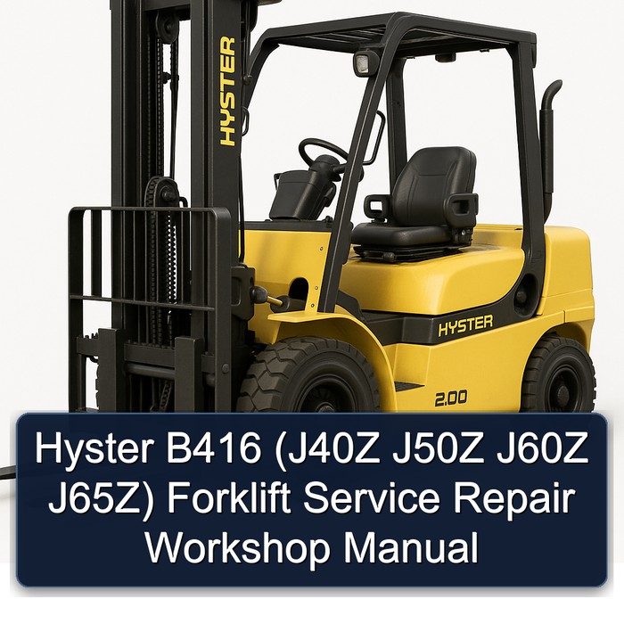 Hyster B416 Werkstatt-Handbuch (J40Z J50Z J60Z J65Z)