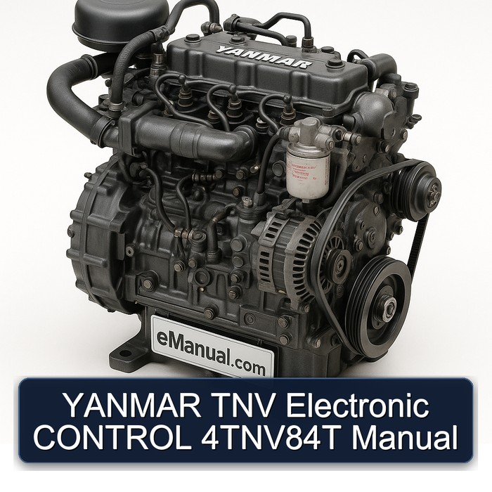 YANMAR TNV Electronic CONTROL 4TNV84T Manual 