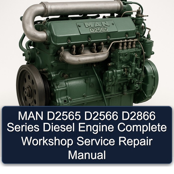 Manual de Reparación y Servicio Completo para Motores Diesel MAN D2565, D2566 y D2866
