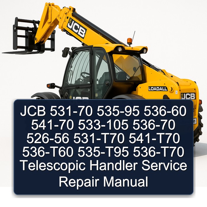 JCB 531-70 535-95 536-60 541-70 533-105 536-70 526-56 531-T70 541-T70 536-T60 535-T95 536-T70 Telescopic Handler Service Repair Manual