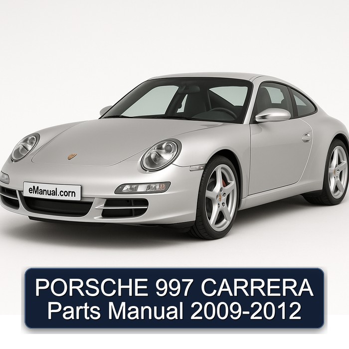 PORSCHE 997 CARRERA Parts Manual 2009-2012