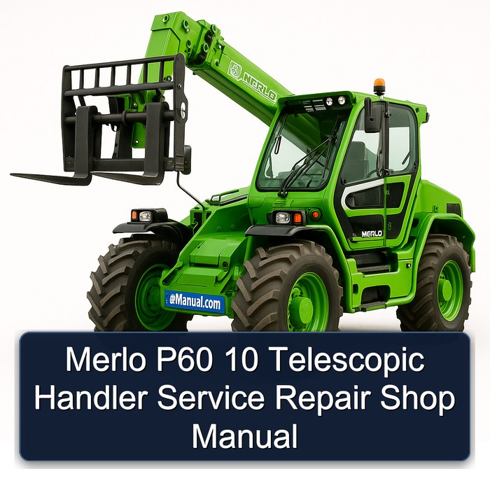 Merlo P60 10 Telescopic Handler Service Repair Shop Manual 