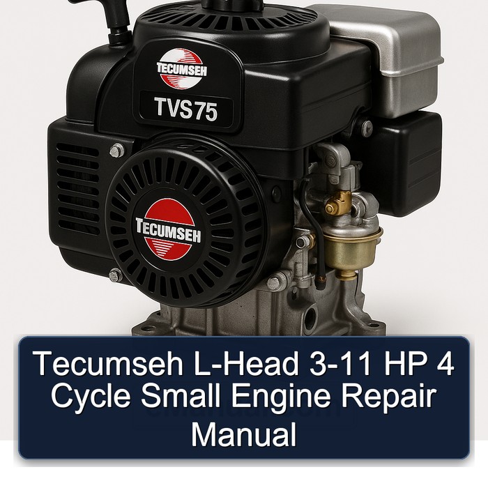 Manual de Reparación de Motores Pequeños Tecumseh L-Head 3-11 HP 4 Tiempos