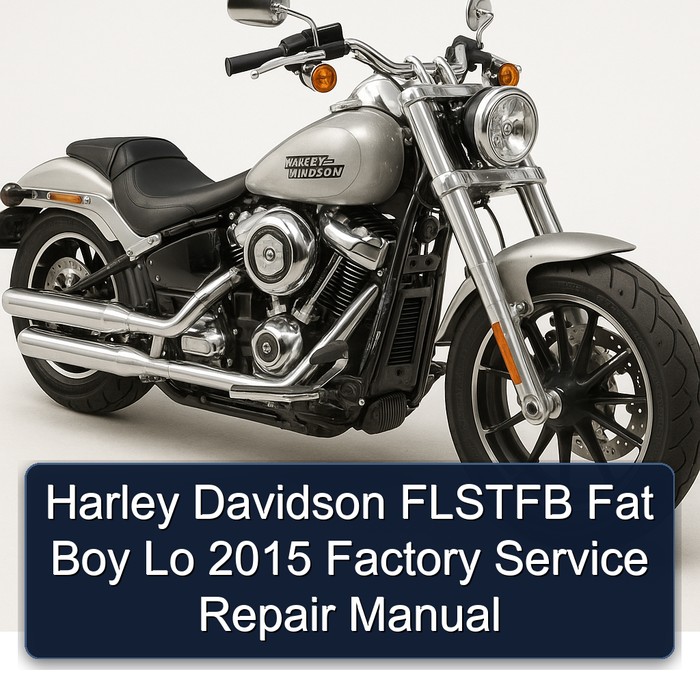 Harley Davidson FLSTFB Fat Boy Lo 2015 Factory Service Repair Manual