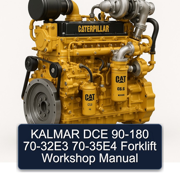 Manual de Taller para Montacargas KALMAR DCE 90-180 70-32E3 70-35E4