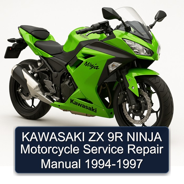 KAWASAKI ZX 9R NINJA Motorcycle Service Repair Manual 1994-1997