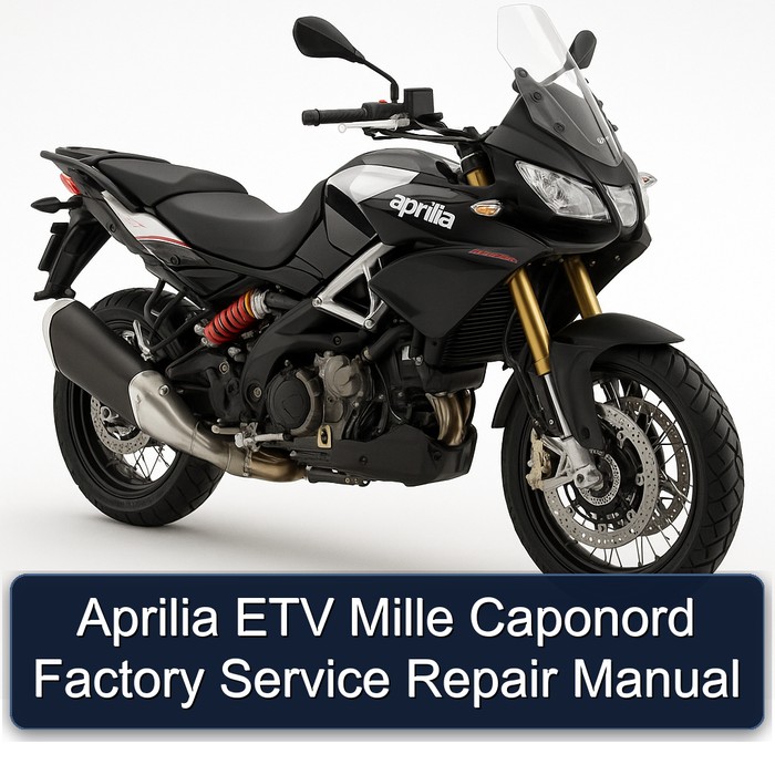 Aprilia ETV Mille Caponord Factory Manual de servicio y reparación
