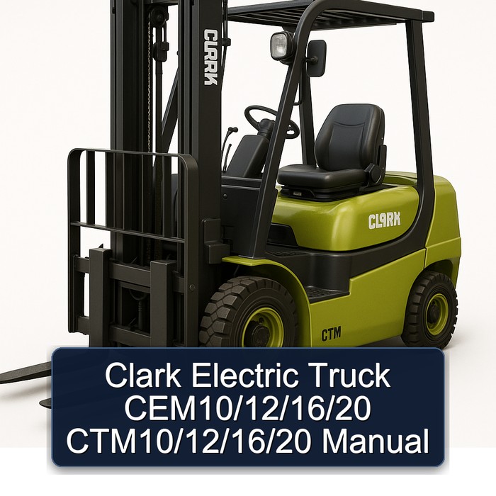 Camión Eléctrico Clark CEM10/12/16/20 CTM10/12/16/20 Manual
