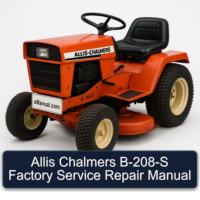 Allis Chalmers B-208-S Factory Service Repair Manual