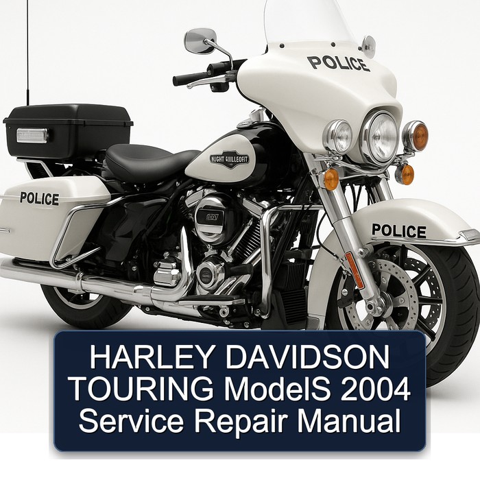 HARLEY DAVIDSON TOURING ModelS 2004 Manual de servicio y reparación