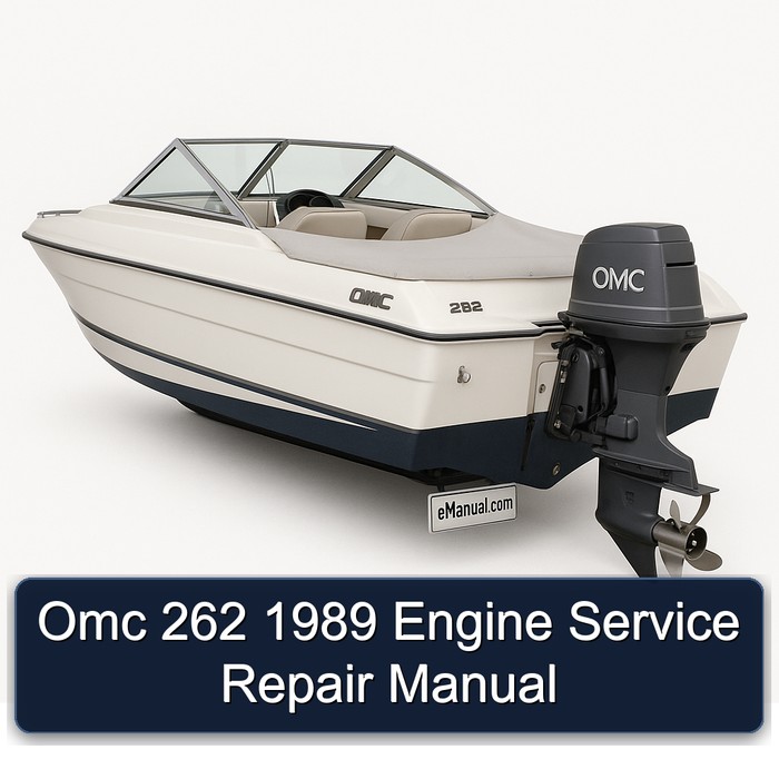 Omc 262 1989 Engine Service Repair Manual