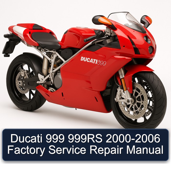 Ducati 999 999RS 2000-2006 Factory Manual de servicio y reparación