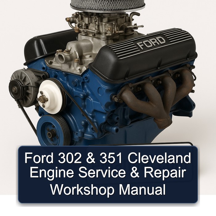 Manual de Servicio y Reparación para Motores Ford 302 & 351 Cleveland