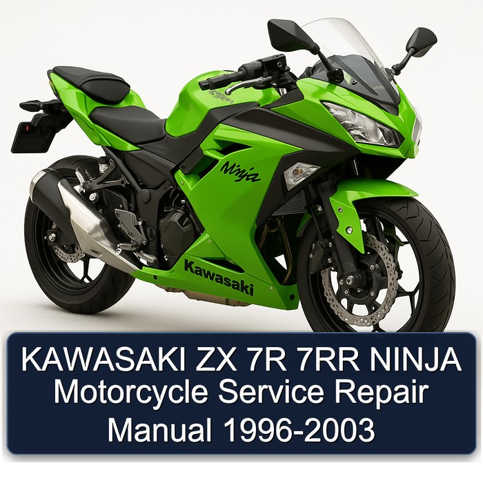 KAWASAKI ZX 7R 7RR NINJA Motorcycle Service Repair Manual 1996-2003