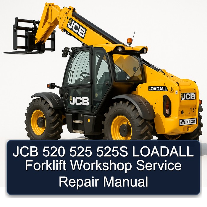 JCB 520 525 525S LOADALL Forklift Workshop Manual de servicio y reparación