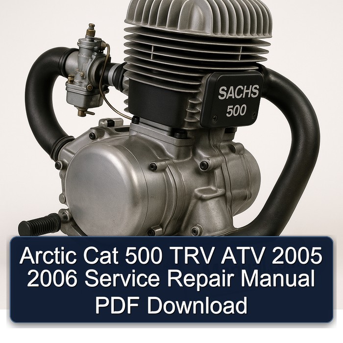 Arctic Cat TRV 500 ATV - Werkstatthandbuch 2005-2006 (PDF)