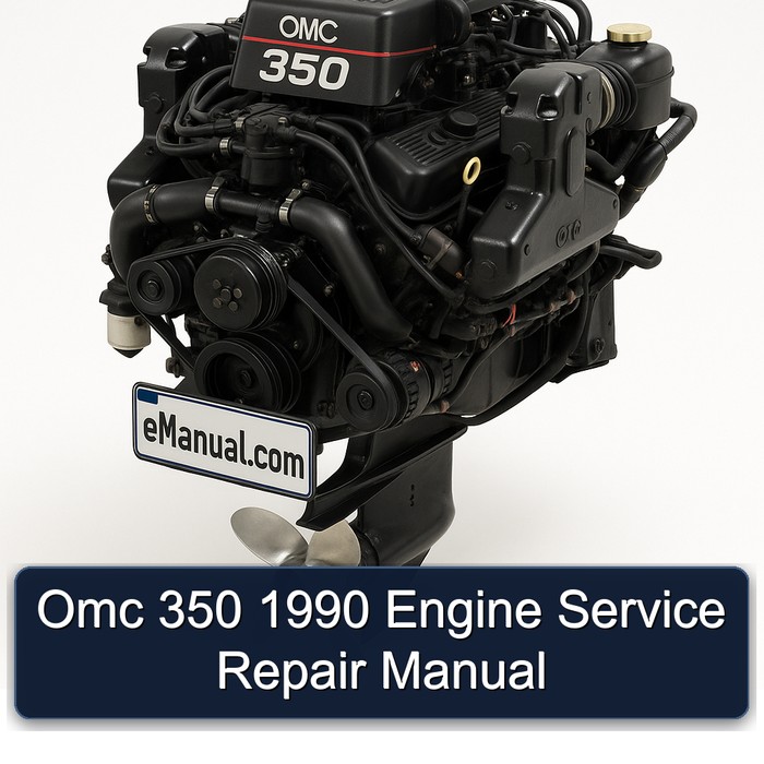 Omc 350 1990 Engine Service Repair Manual 
