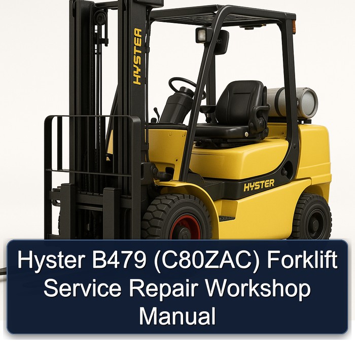 Manual de Servicio y Reparación de la Carretilla Elevadora Hyster B479 (C80ZAC)