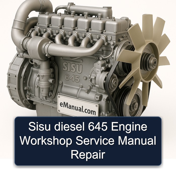 Sisu Diesel 645 Motor Werkstatt Handbuch