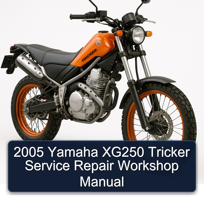 2005 Yamaha XG250 Tricker Service Repair Workshop Manual