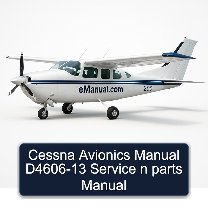 Cessna Avionics Manual D4606-13 Service n parts Manual