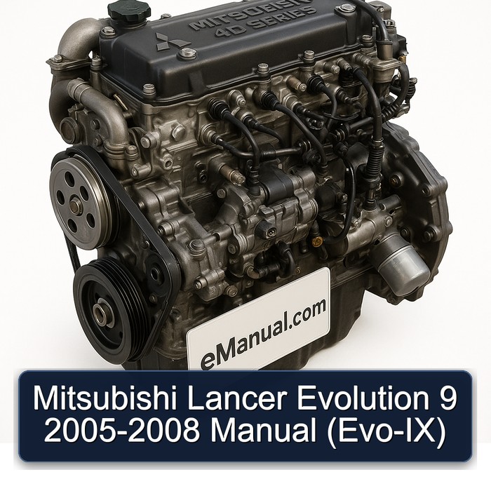 Mitsubishi Lancer Evolution IX 2005-2008 Manual