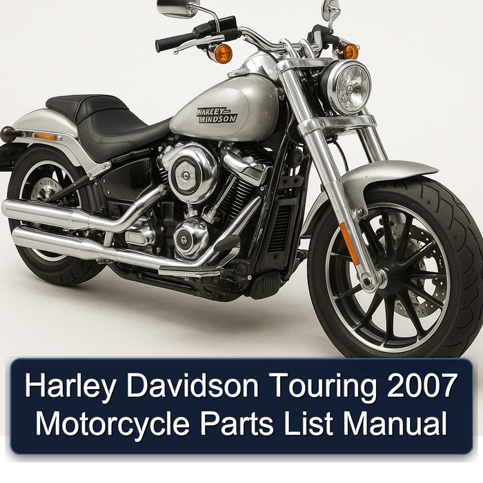 Harley Davidson Touring 2007 Motorcycle Parts List Manual