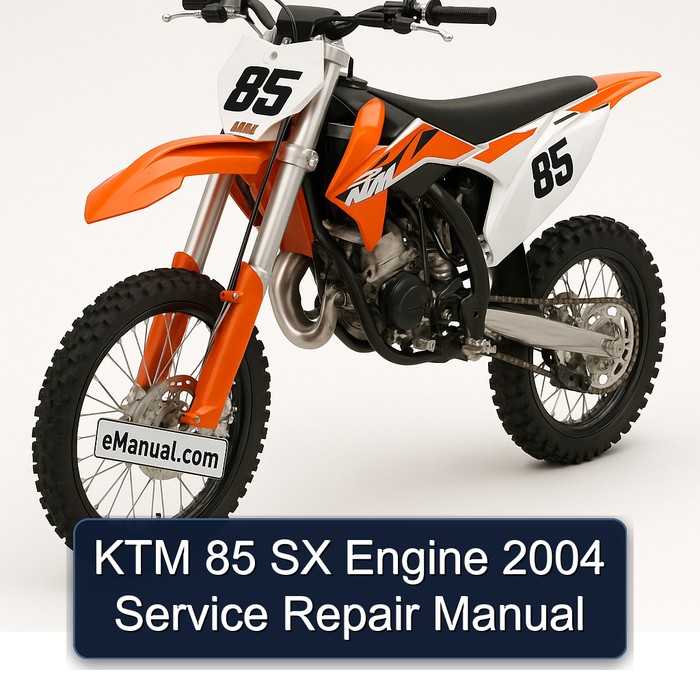 KTM 85 SX Engine 2004 Service Repair Manual