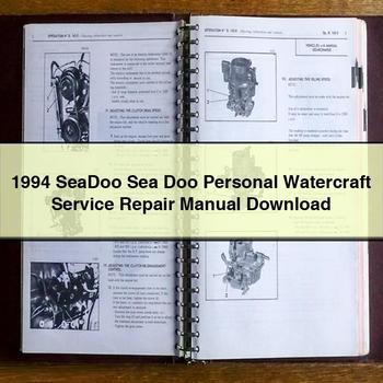 1994 SeaDoo Sea Doo Personal Watercraft Service Repair Manual 