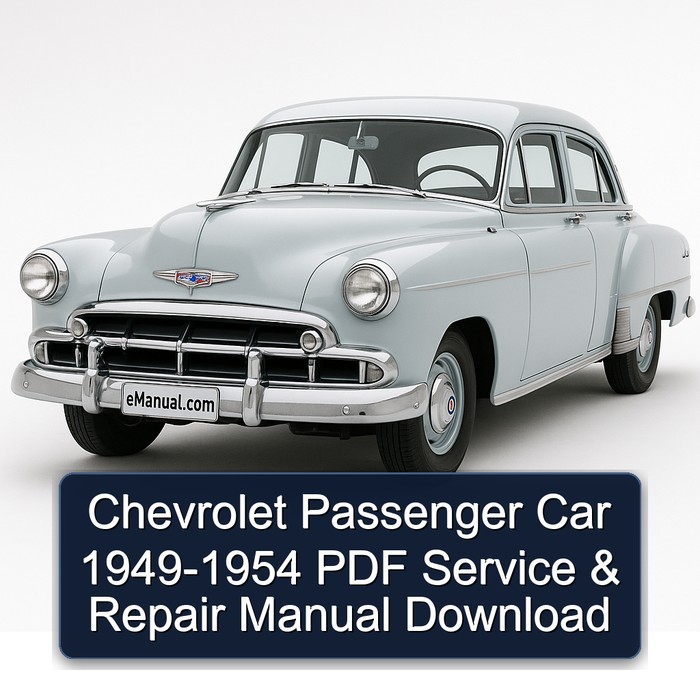 Chevrolet Passenger Car 1949-1954 PDF Manual de servicio y reparación Download