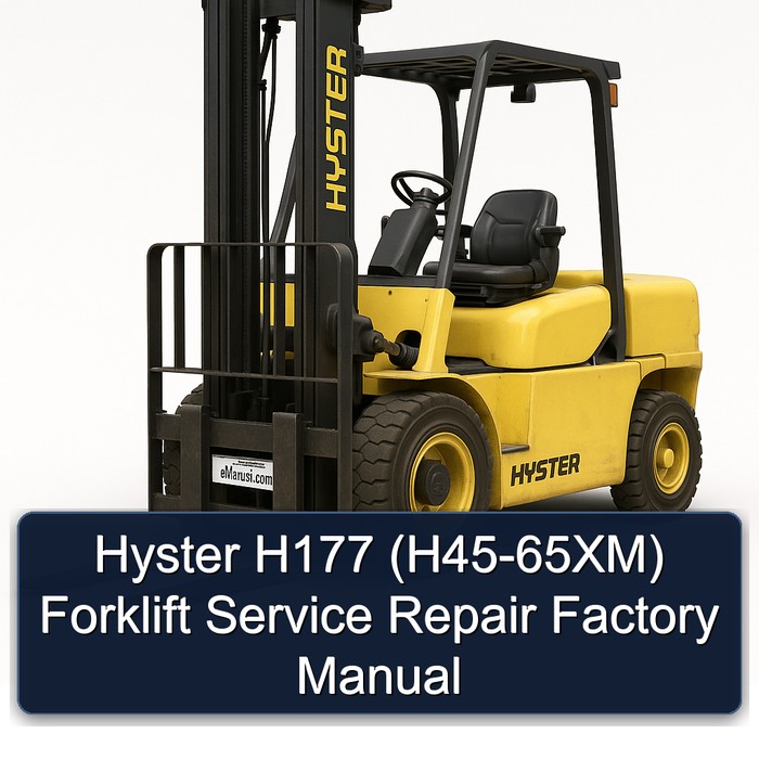 Hyster H177 (H45-65XM) Gabelstapler Reparaturhandbuch