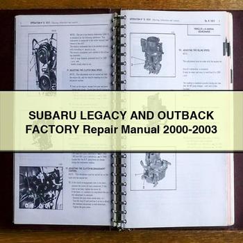 SUBARU LEGACY And OUTBACK Factory Repair Manual 2000-2003 