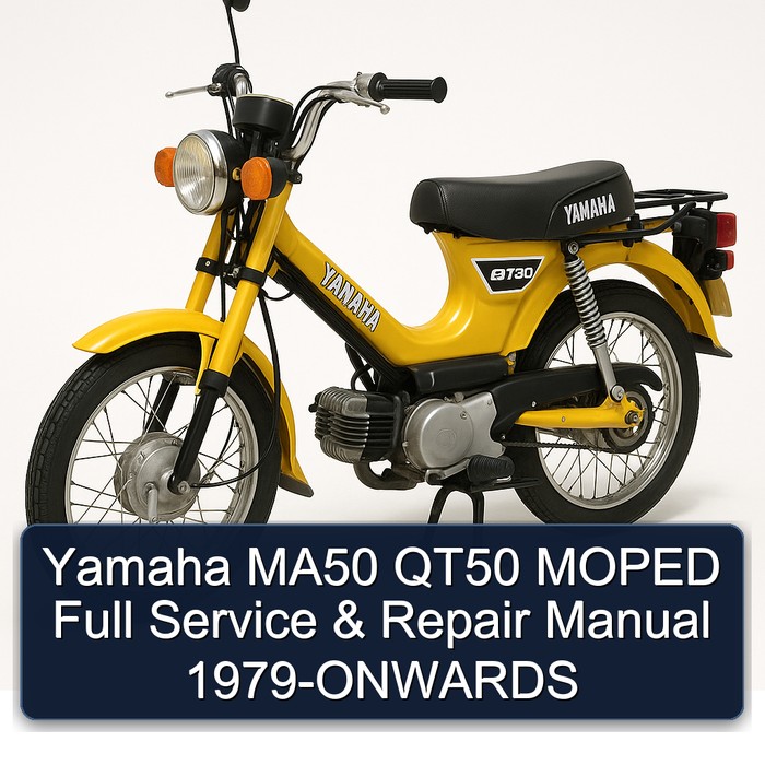 Yamaha MA50 QT50 MOPED Full Service & Repair Manual 1979-ONWARDS