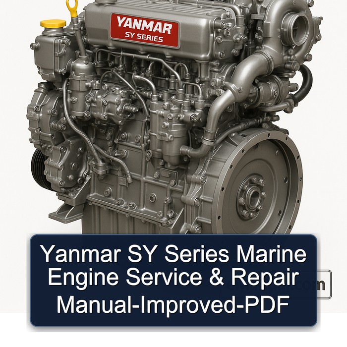 Yanmar SY Series Marine Engine Service & Repair Manual-Improved-PDF 