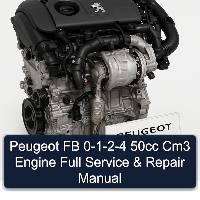 Peugeot FB 0-1-2-4 50cc Cm3 Engine Full Manual de servicio y reparación
