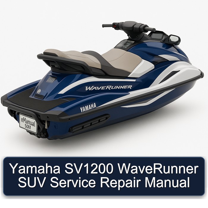 Yamaha SV1200 WaveRunner SUV Service Repair Manual