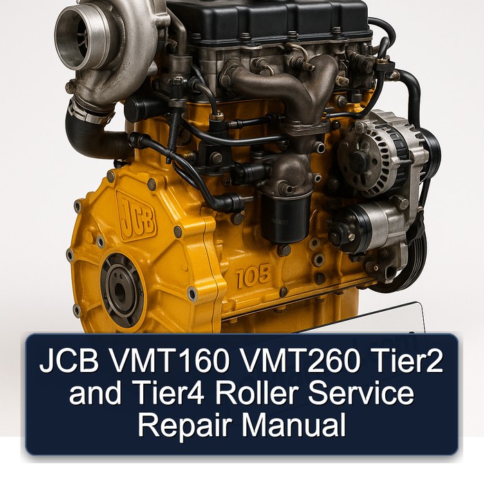 JCB VMT160 VMT260 Tier2 and Tier4 Roller Service Repair Manual
