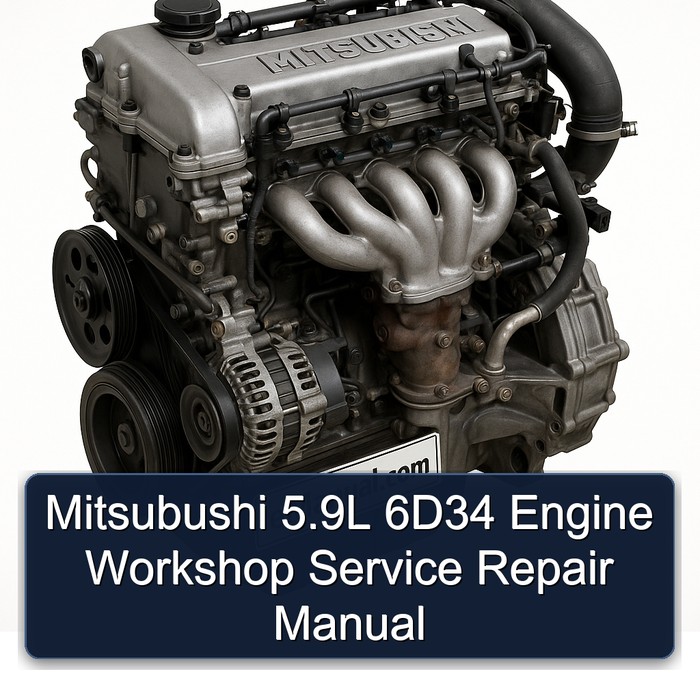 Mitsubushi 5.9L 6D34 Engine Workshop Service Repair Manual