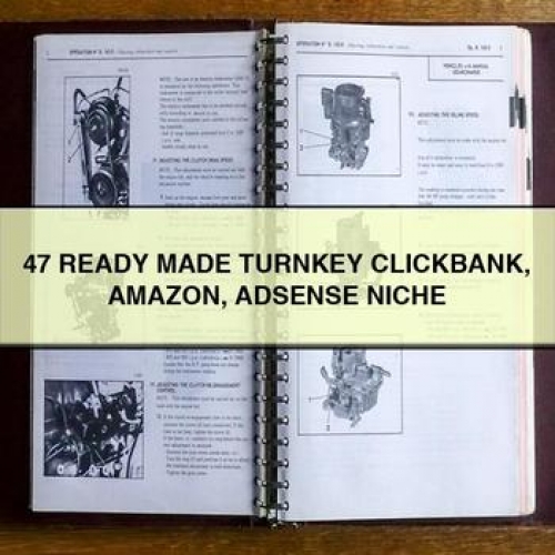47 Ready Made Turnkey Clickbank Amazon Adsense Niche PDF Download
